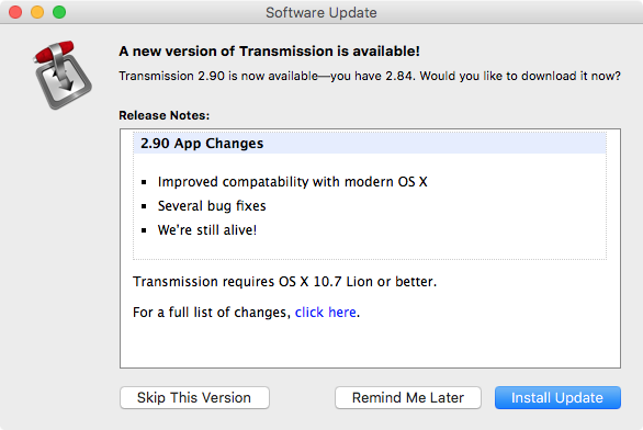 Download transmission for mac